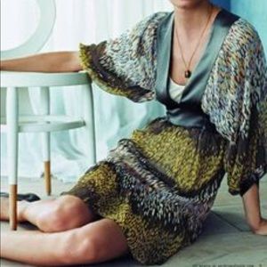 Anthropologie Falling droplets Erica Davies dress
